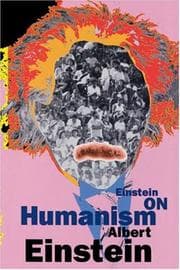 Tapa de Einstein on humanism