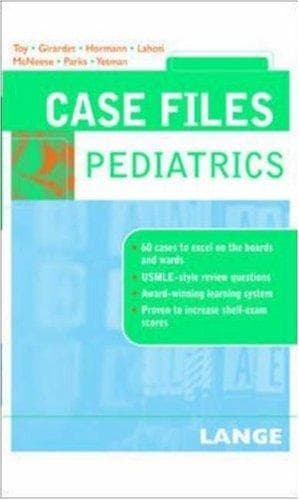 Tapa de Case Files Pediatrics (Lange Case Files)