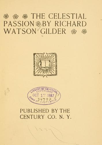 Tapa de The celestial passion