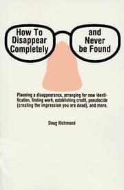 Tapa de How to disappear completely and never be found