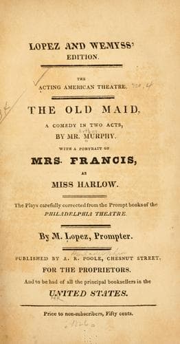 Tapa de The old maid