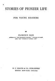 Tapa de Stories of pioneer life for young readers