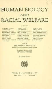 Tapa de Human biology and racial welfare