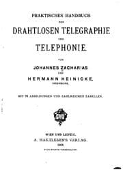 Tapa de Praktisches handbuch der drahtlosen telegraphie und telephonie
