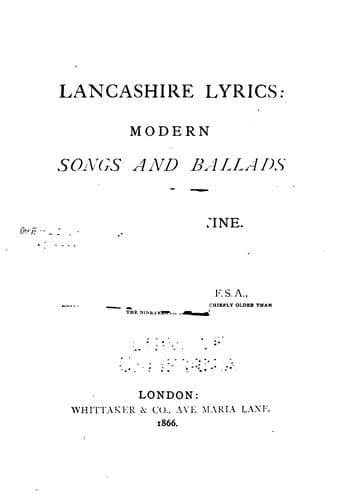 Tapa de Lancashire lyrics