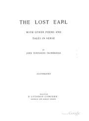 Tapa de The lost earl with other poems and tales in verse