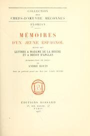 Tapa de Mémoires d'un jeune Espagnol