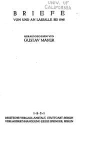 Tapa de Nachgelassene Briefe und Schriften
