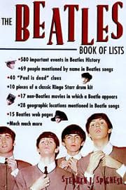 Tapa de The Beatles Book Of Lists