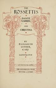 Tapa de The Rossettis: Dante Gabriel and Christina