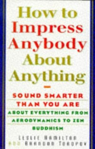 Tapa de How To Impress Anybody
