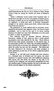 Tapa de A dissertation on romance and minstrelsy