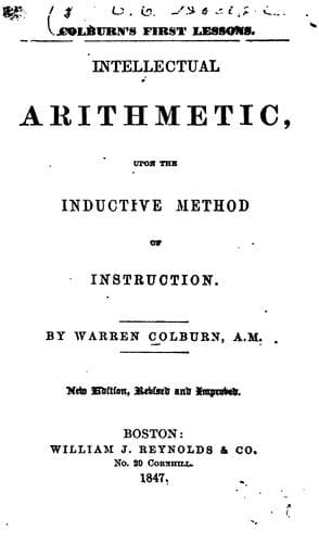 Tapa de Colburn's first lessons.