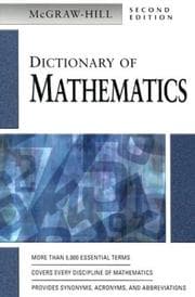 Tapa de McGraw-Hill dictionary of mathematics