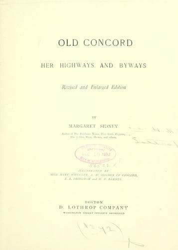 Tapa de Old Concord