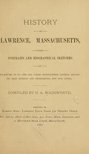 Tapa de History of Lawrence, Massachusetts