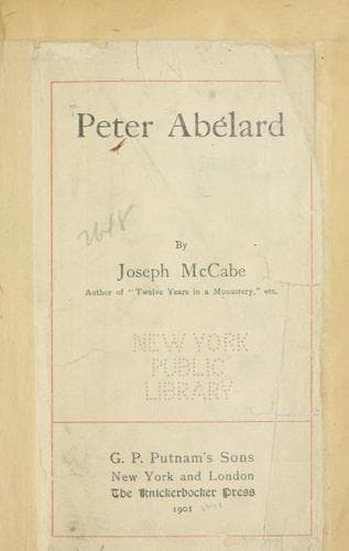Tapa de Peter Abélard