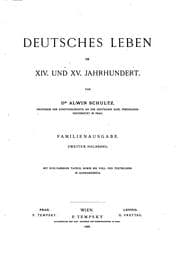 Tapa de Deutsches leben im XIV. und XV. jahrhundert