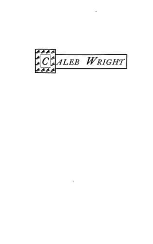 Tapa de Caleb Wright