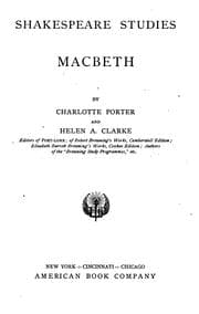 Tapa de Shakespeare studies: Macbeth