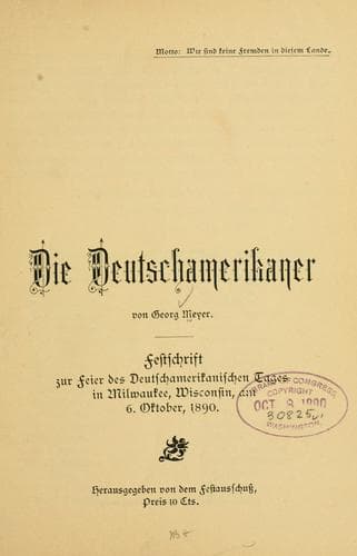 Tapa de The German-American