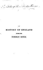 Tapa de A history of England under the Norman kings