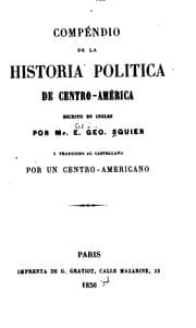 Tapa de Compéndio de la historia política de Centro-América