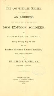Tapa de The Confederate soldier