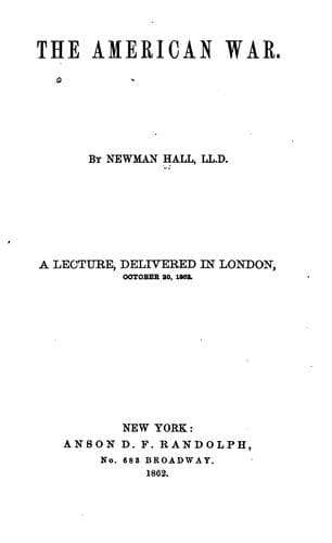 Tapa de The American war.
