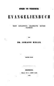 Tapa de Otfrids von Weissenburg Evangelienbuch