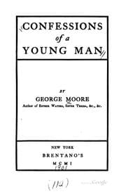 Tapa de Confessions of a young man