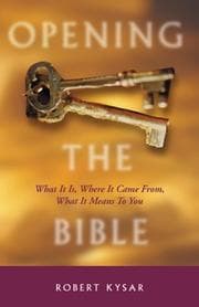 Tapa de Opening the Bible
