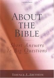 Tapa de About the Bible