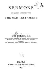 Tapa de Sermons On Subjects Connected With The Old Testament