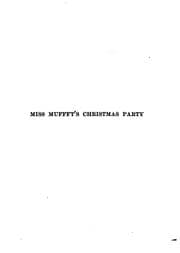 Tapa de Miss Muffet's Christmas party