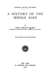Tapa de A history of the middle ages