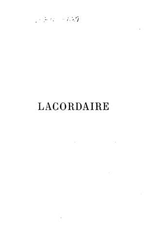 Tapa de Lacordaire