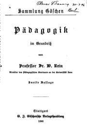 Tapa de Pädagogik im grundriss