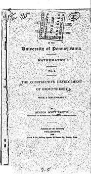 Tapa de The constructive development of group-theory