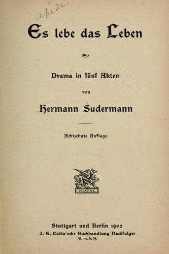 Tapa de Es lebe das leben