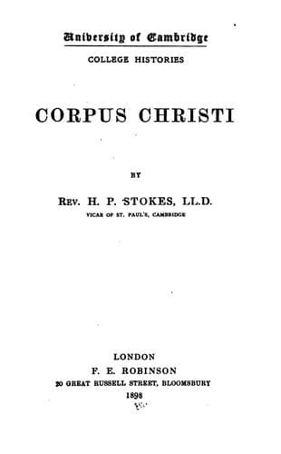 Tapa de Corpus Christi