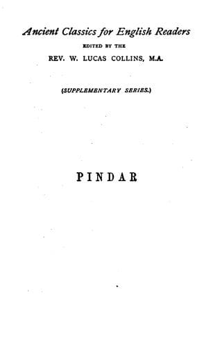 Tapa de Pindar