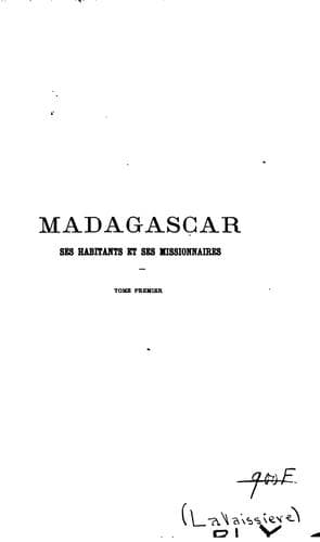 Tapa de Histoire de Madagascar