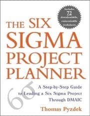 Tapa de The Six Sigma project planner