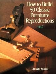 Tapa de How to build 50 classic furniture reproductions