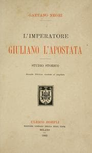 Tapa de L' imperatore Giuliano l'Apostata
