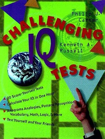 Tapa de Challenging IQ tests