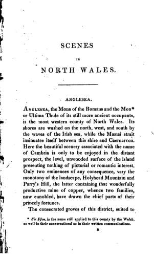 Tapa de Scenes in North Wales