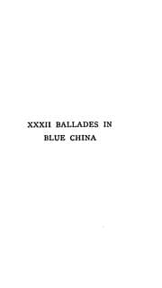 Tapa de 32 ballades in blue china