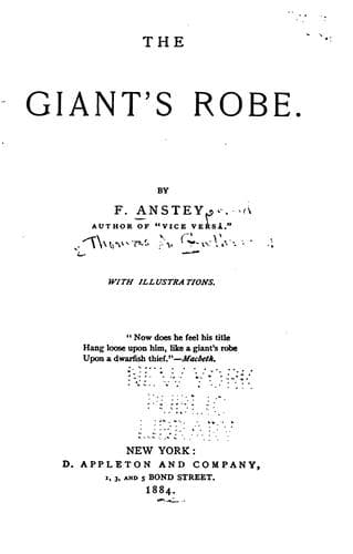 Tapa de The giant's robe